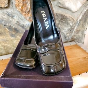 Prada patent leather heels